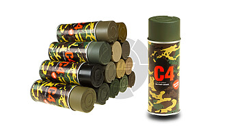 C4 Mil Grade Color Spray - Sandbraun RAL 8031