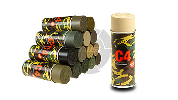 C4 Mil Grade Color Spray - Sandbeige RAL 1039