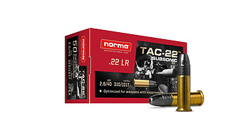 norma tac22 subsonic .22lr