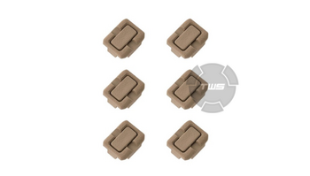 MAGPUL-MAG1296-Wire-Control-Kit-M-Lok-FDE-6-Stk - TWS Waffensysteme Wien
